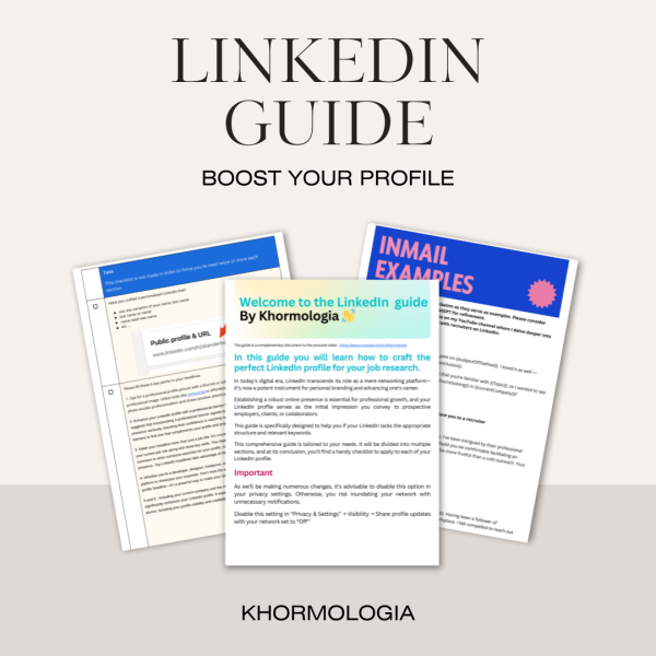 Khormologia LinkedIn Guide