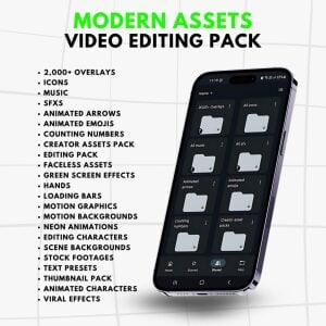 MODERN ASSETS VIDEO EDITING PACK