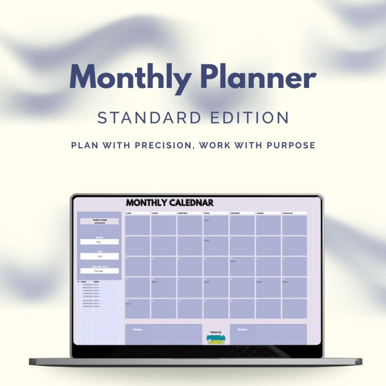 Monthly Planner (Standard Edition)