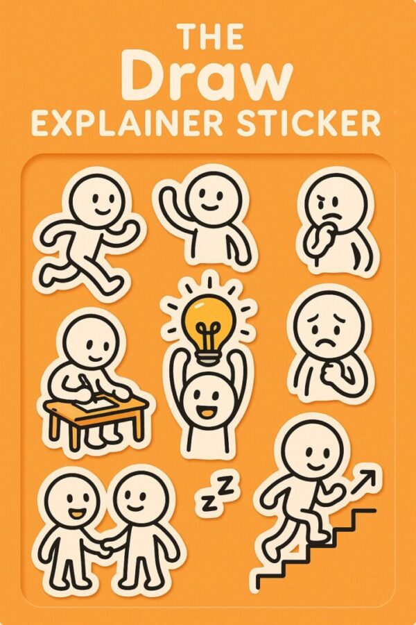 The Draw Explainer Stickers