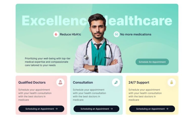 Web Template Medical management