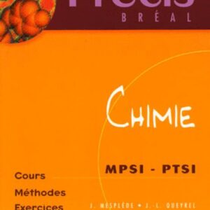 Les Nouveaux Précis Bréal – Chimie MPSI (Jacques Mesplède)