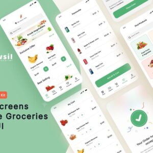 Tawssil Mobile App - Online Groceries UI