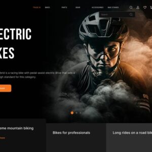 Electric Bikes - Template UI Kit