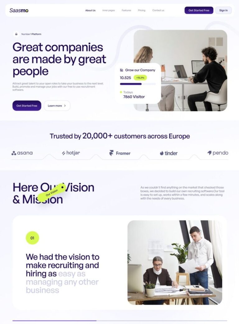 saasmo- Saas Website Design