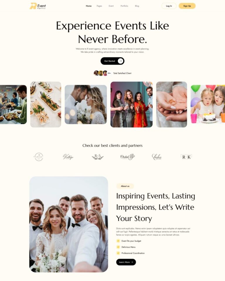 Website Event Management - UI design - Image 2