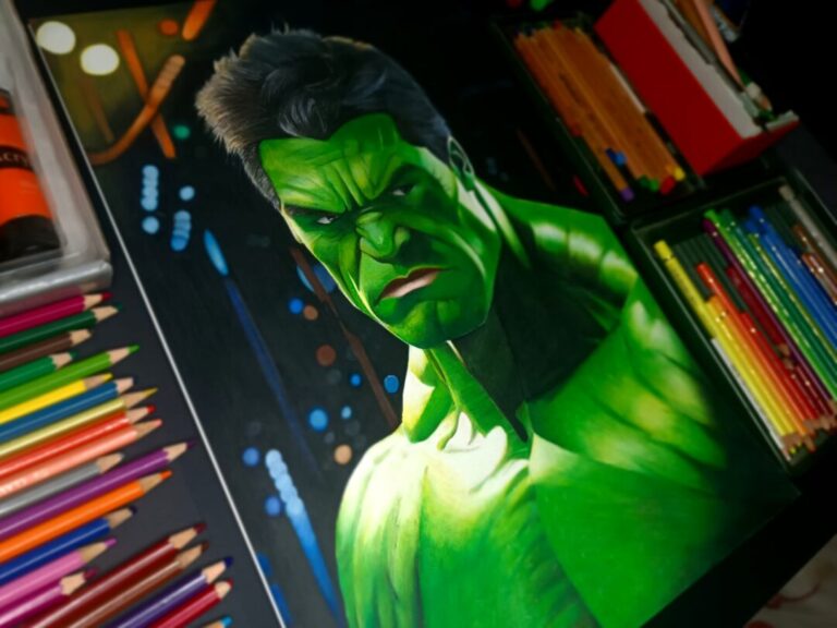 Hulk artwork (physical/digital) - Image 6