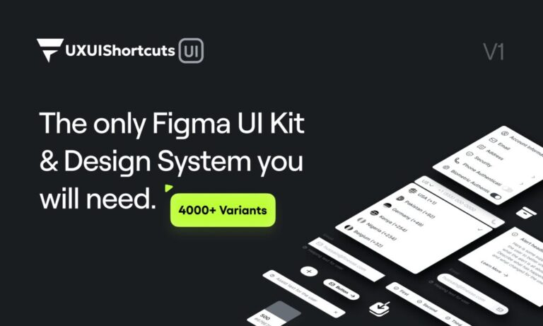 Figma UI Kit & Design System