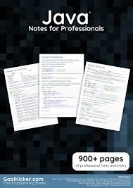 Java Notes for Professionals