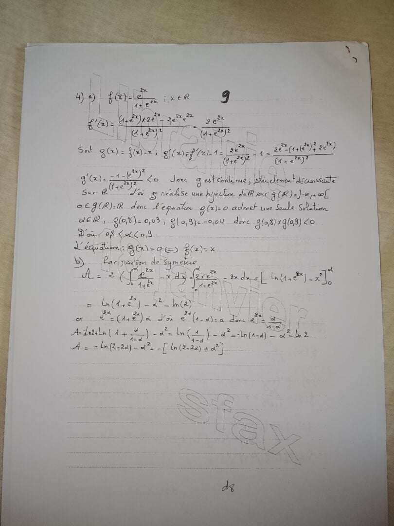 Devoir de synthèse math pour les meilleurs (pilote) - Image 6