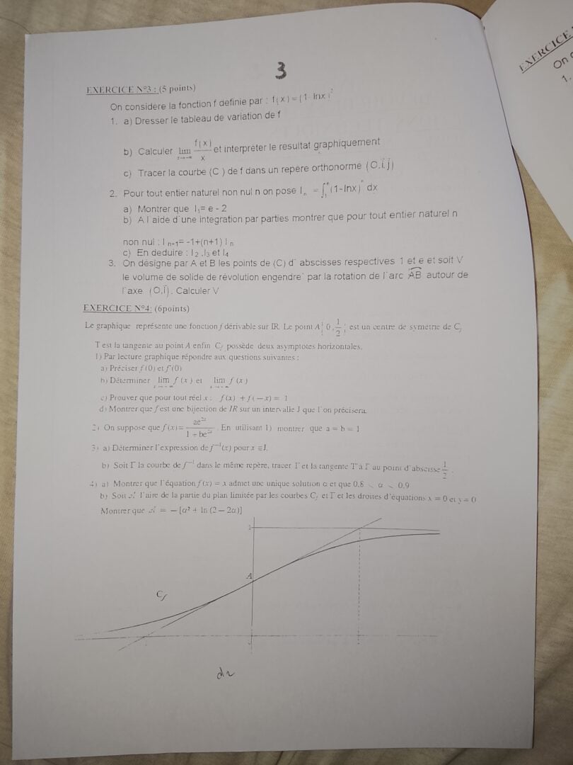 Devoir de synthèse math pour les meilleurs (pilote) - Image 2