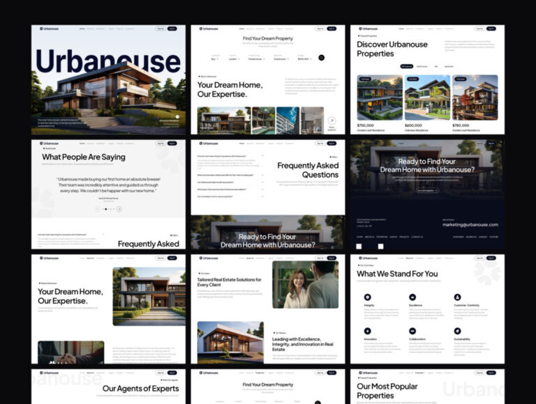 Urbanouse - Real Estate Website Agent UI KIT - Image 2