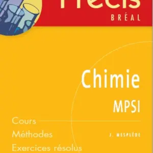 Les Nouveaux Précis Bréal – Chimie MPSI