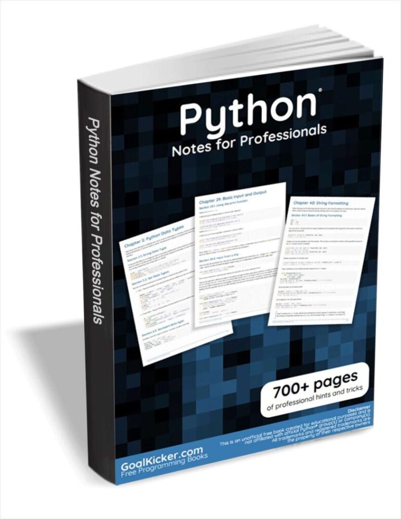 Python Notes for Professionals - Bakchich Store