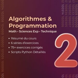 Livre “Algorithme et Programmation” 2éme scientifique – exercices et séries de révision (Tunisie, nouveau régime)