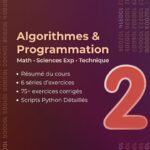 Livre “Algorithme et Programmation” 2éme scientifique – exercices et séries de révision (Tunisie, nouveau régime)