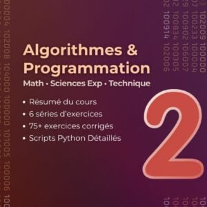 Livre “Algorithme et Programmation” 2éme scientifique – exercices et séries de révision (Tunisie, nouveau régime)