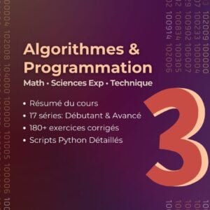 Livre “Algorithme et Programmation” 3e scientifique – exercices et séries de révision (Tunisie, nouveau régime)