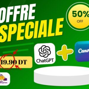 Chat GPT(1mois) + Canva 1ans