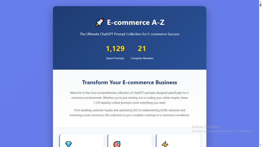 E-Commerce Growth Playbook: 1,129 ChatGPT Prompts for Marketing, Sales & Automation - Image 2