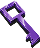 x1 Amethyst Key