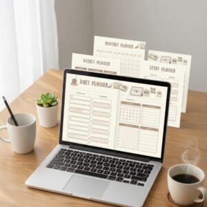 The Timeless 10-in-1 Digital Planner Bundle | Classic Aesthetic