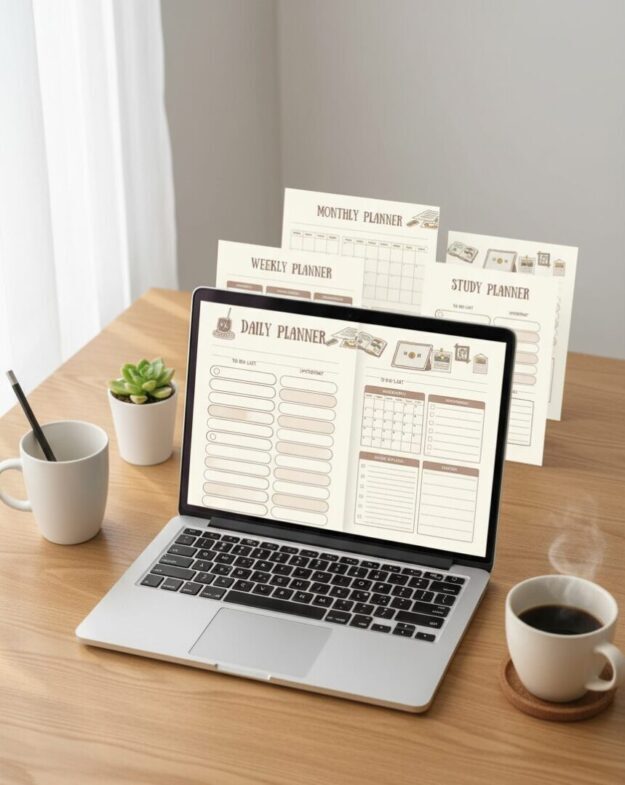 The Timeless 10-in-1 Digital Planner Bundle | Classic Aesthetic