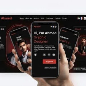 Professional Dark Portfolio Template - HTML & CSS