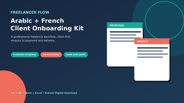 Freelancer Flow — Arabic + French Client Onboarding Kit