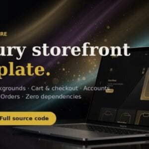 Maison Lumière — Luxury E-commerce Storefront Template (Node.js, Full Source)