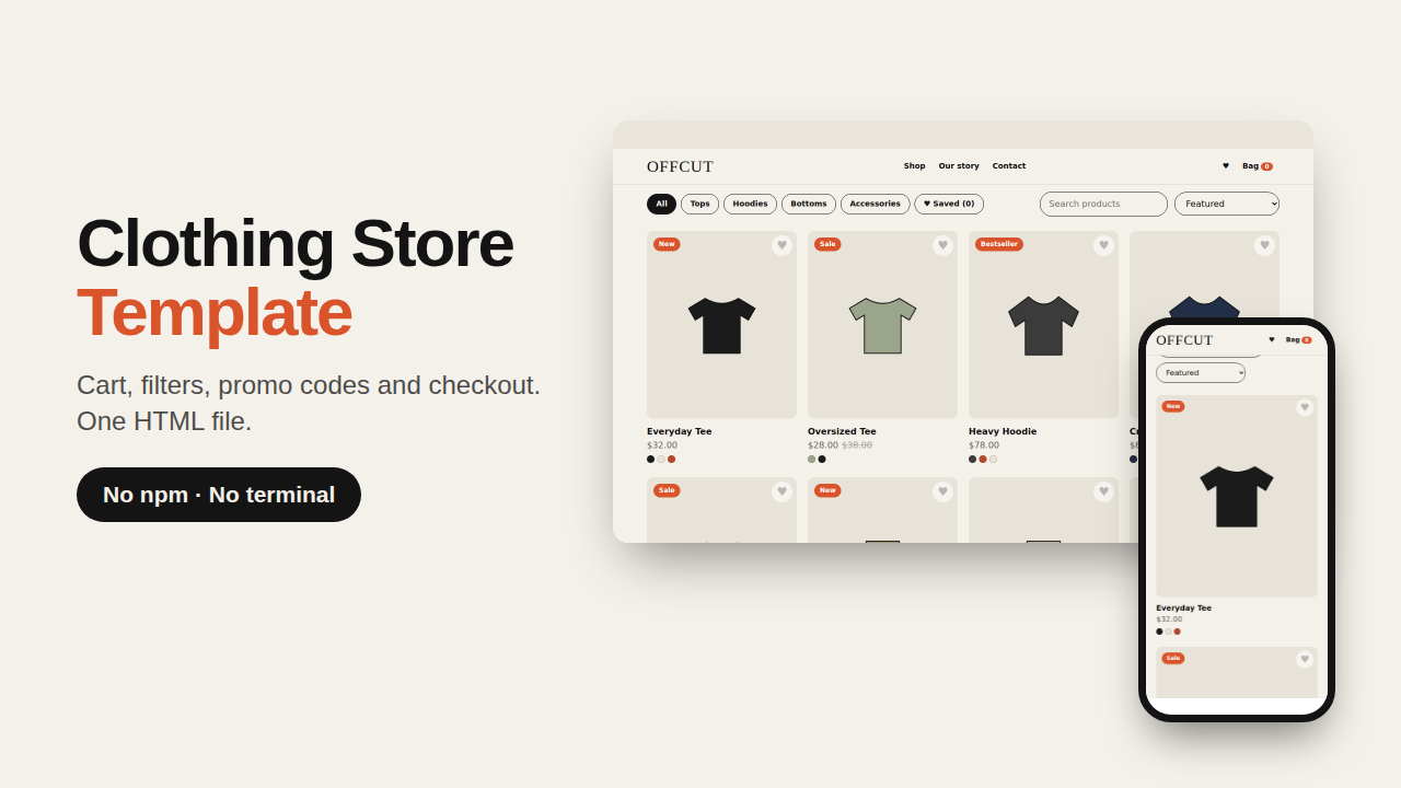 Template for your clothes store - Image 2