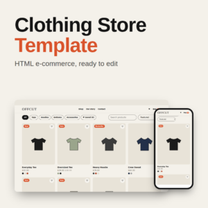 Template for your clothes store